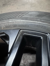 Load image into Gallery viewer, OEM '22-'26 Toyota Tundra Black TRD Used 20" Wheels on 265/60R20 Yokohama XCV LT
