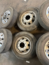 Load image into Gallery viewer, OEM '11-'26 GMC Sierra 3500 Denali Dually Used 18" Wheels 235/80R18 Michelin LT
