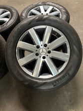 Load image into Gallery viewer, Used Set of 4 OEM '18-'23 Mercedes-Benz G-Class Grey Machined Rims on 275/55R19

