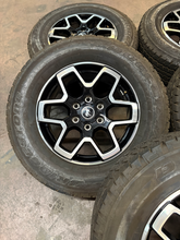 Load image into Gallery viewer, Set of 5 Used 18" '21-'26 Ford Bronco OEM Wheels on 255/70R18 Bridgestone AT LT
