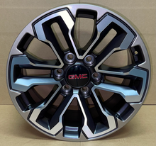 Load image into Gallery viewer, OEM '00-'26 GMC Sierra 1500 &amp; Yukon Satin Graphite 18-Inch New Wheels 84040796

