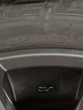 Load image into Gallery viewer, Set of OEM Takeoff 20" '23-'26 Toyota Sequoia Wheels 265/60R20 Bridgestone HT LT
