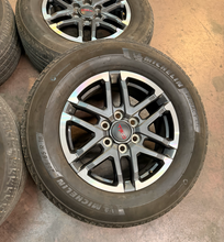 Load image into Gallery viewer, Set of 4 Used 18" '24-'26 Toyota Tacoma TRD Rims on 265/65R18 Michelin Tires LT
