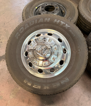 Load image into Gallery viewer, Set of 6 Used '19-'26 RAM 3500 DRW Polished Wheels on 235/80R17 Nexen Tires LT
