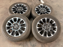 Load image into Gallery viewer, Set of Four Used OEM '20" Toyota Tundra Wheels 265/60R20 Yokohama XCV Tires LT
