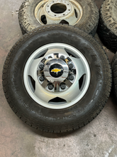 Load image into Gallery viewer, OEM '11-'26 Chevrolet Silverado 3500 DRW 17" Wheels 235/80R17 Mismatch Tires LT
