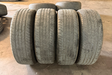 Load image into Gallery viewer, Set of 4 Used '05-'26 Ford F-150 Charcoal &amp; Machined Wheels 275/60R20 Hankook LT
