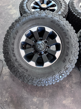 Load image into Gallery viewer, OEM '05-'26 RAM 2500 Power Wagon Used Black Polished Wheels 35/12.50R17 Tires LT

