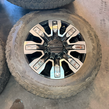 Load image into Gallery viewer, Set of Used '11-'26 GMC Sierra Denali Ultimate 2500 Wheels 275/65R20 Goodyear LT

