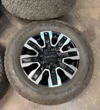 Load image into Gallery viewer, Set of Used 20" '11-'26 GMC Sierra Denali Ultimate 2500 Rims 275/65R20 Tires LT

