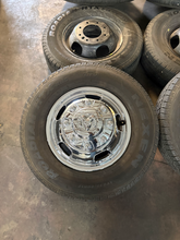 Load image into Gallery viewer, OEM '19-'26 RAM 3500 Dually 17" Used Steel Wheels 235/80R17 Nexen Roadian E LT
