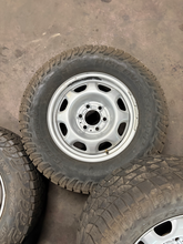 Load image into Gallery viewer, Set of Used 17" '05-'26 Ford F-150 Steel Wheels on 265/70R17 Cooper ATP Tires LT
