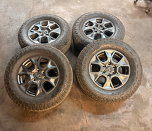 Load image into Gallery viewer, Set of 4 Used '24-'26 Lexus GX550 Overtrail 18" Rims 265/70R18 Toyo AT3 Tires LT

