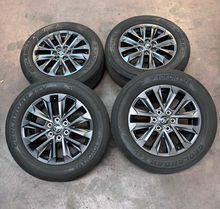 Load image into Gallery viewer, OEM '22-'26 Toyota Land Cruiser 20" Dark Charcoal Used Wheels 265/60R20 Tires LT
