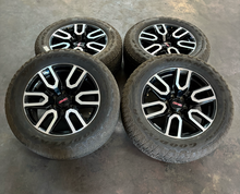 Load image into Gallery viewer, Set of 4 Used AT4 '00-'26 GMC Sierra 1500 Wheels 275/60R20 Goodyear AT Tires LT
