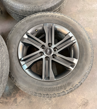 Load image into Gallery viewer, Set of Used '05-'26 Ford F-150 Dark Grey 20" Wheels 275/60R20 Hankook Dynapro LT
