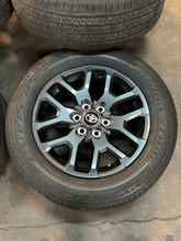 Load image into Gallery viewer, Set of OEM Takeoff 20" '23-'26 Toyota Sequoia Wheels 265/60R20 Bridgestone HT LT
