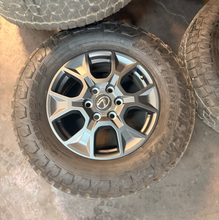 Load image into Gallery viewer, Set of 4 Used '24-'26 Lexus GX550 Overtrail 18" Rims 265/70R18 Toyo AT3 Tires LT
