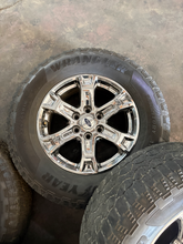 Load image into Gallery viewer, OEM '05-'26 Ford F150 18" Chrome 10343 Used Rims 275/65R18 Goodyear AT Tires LT
