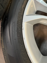 Load image into Gallery viewer, Set of 4 Used OEM 18" Silver '18-'21 BMW X3 Wheels on 225/60R18 Bridgestone H/P
