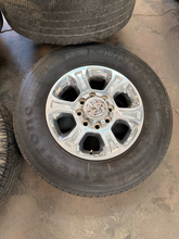 Load image into Gallery viewer, Set of 4 Used 18" '05-'26 RAM 2500 Polished OEM Wheels 275/70R18 Firestone HT LT
