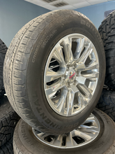 Load image into Gallery viewer, OEM '00-'26 GMC Sierra 1500 Yukon 5917 Used Polished Rims 275/60R20 Continental
