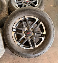 Load image into Gallery viewer, Set of Used TRD '24-'26 Toyota Tacoma 18" Wheels on 265/65R18 Michelin Tires LT
