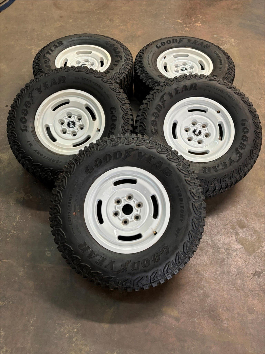 Set of 5 Used OEM 17