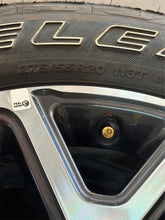 Load image into Gallery viewer, Set of Used &#39;19-&#39;25 RAM 1500 Charcoal Machined Rims on 275/55R20 Bridgestone LT
