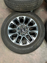 Load image into Gallery viewer, Set of 4 Used &#39;22-&#39;25 OEM Toyota Tundra Limited OEM Wheels on 265/60R20 Tires LT
