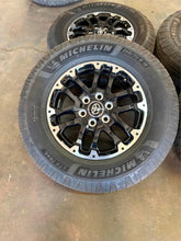Load image into Gallery viewer, Set of Lightly Used OE '22-'26 Toyota Tundra 18" Rims 265/70R18 Michelin LTX LT
