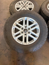 Load image into Gallery viewer, Set of 4 Used Takeoff '22-'26 Toyota Tundra 18" OEM Wheels 245/75R18 Uniroyal LT
