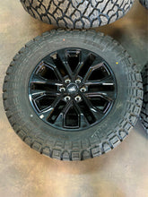 Load image into Gallery viewer, Set of 4 &#39;05-&#39;25 Ford F150 20&quot; Gloss Black Rims on 35/12.50R20 Kenda Klever RT F
