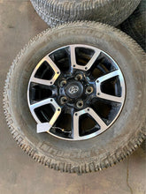 Load image into Gallery viewer, Set of Four Used OEM 18&quot; &#39;07-&#39;21 Toyota Tundra Wheels on 275/65R18 Michelins LT
