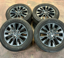 Load image into Gallery viewer, Set of 4 New Takeoff &#39;24 Lexus LX600 20&quot; Wheels 265/55R20 Yokohama Geolander LT
