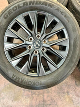 Load image into Gallery viewer, Set of 4 New Takeoff &#39;24 Lexus LX600 20&quot; Wheels 265/55R20 Yokohama Geolander LT
