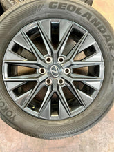 Load image into Gallery viewer, Set of 4 New Takeoff &#39;24 Lexus LX600 20&quot; Wheels 265/55R20 Yokohama Geolander LT
