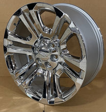 Load image into Gallery viewer, Set of 4 Brand NEW OEM GM '99-'18 Chevrolet Silverado 22 Inch Chrome Wheels 4741
