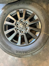 Load image into Gallery viewer, Set of 4 Used &#39;22-&#39;25 Tundra Land Cruiser Wheels 245/70R18 Yokohama XCV Tires LT
