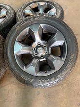 Load image into Gallery viewer, Set of 4 Used 20" '19-'26 RAM 1500 OEM Wheels on 275/55R20 Falken AT3WA Tires LT
