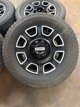 Load image into Gallery viewer, Set of 4 Used 20" '05-'26 Ford F250 F350 Platinum Rims 275/65R20 Bridgestone LT
