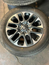 Load image into Gallery viewer, Set of 4 OEM Takeoff 20&quot; &#39;22-&#39;25 Toyota Tundra Wheels 265/60R20 Yokohama X-CV LT
