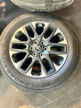 Load image into Gallery viewer, Set of 4 OEM Takeoff 20&quot; &#39;22-&#39;25 Toyota Tundra Wheels 265/60R20 Yokohama X-CV LT
