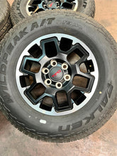Load image into Gallery viewer, Set of Four OEM &#39;25 Toyota 4Runner TRD Rims 265/70R17 Falken Wildpeak AT3W LT
