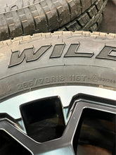 Load image into Gallery viewer, Set of Four OEM &#39;25 Toyota 4Runner TRD Rims 265/70R17 Falken Wildpeak AT3W LT
