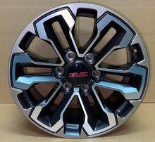 Load image into Gallery viewer, Set of New &#39;00-&#39;25 GMC Sierra 1500 Yukon 18&quot; Satin Graphite GM Wheels TPMS Lugs
