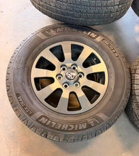 Load image into Gallery viewer, Set of 4 OEM Used '24-'26 Toyota Land Cruiser Wheels 265/70R18 Michelin Trail LT
