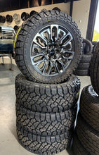 Load image into Gallery viewer, Set of Used 22&quot; &#39;00-&#39;25 GMC Sierra 1500 Denali Rims 35/12.50R22 Kenda Klever RT
