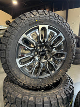 Load image into Gallery viewer, Set of Used 22&quot; &#39;00-&#39;25 GMC Sierra 1500 Denali Rims 35/12.50R22 Kenda Klever RT
