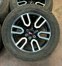 Load image into Gallery viewer, Set of 4 Used OEM 20&quot; &#39;00-&#39;24 GMC Sierra 1500 AT4 Rims 275/60R20 Goodyear AT LT
